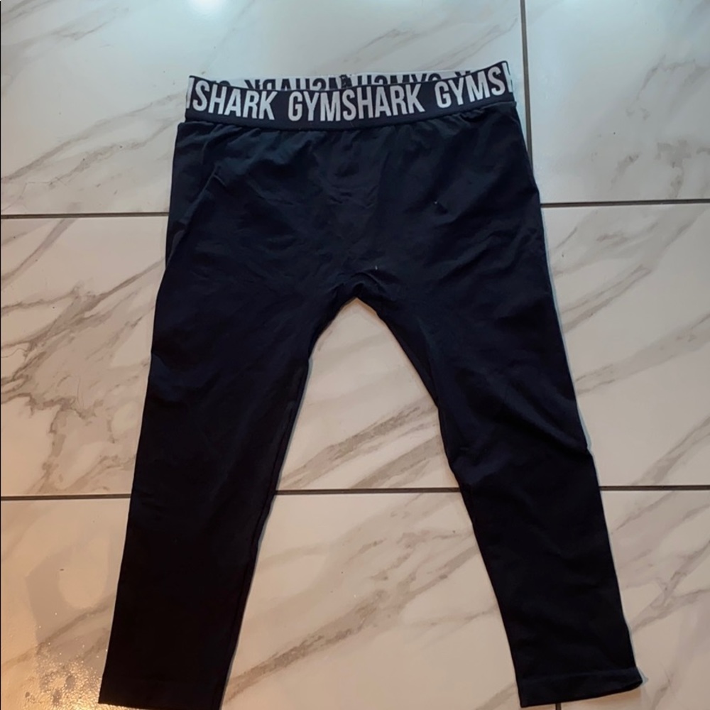 Gymshark High-Waist Black Seamless Leggings - Picture 2 of 2